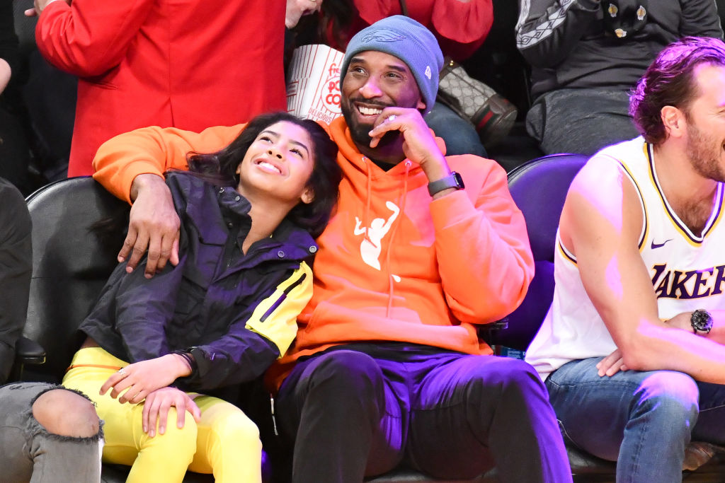Celebrities At The Los Angeles Lakers Game