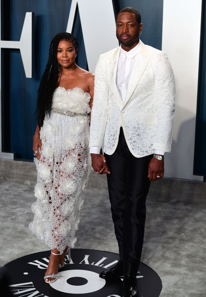Gabrielle Union and Dwyane Wade, 2020 Vanity Fair Oscar Party