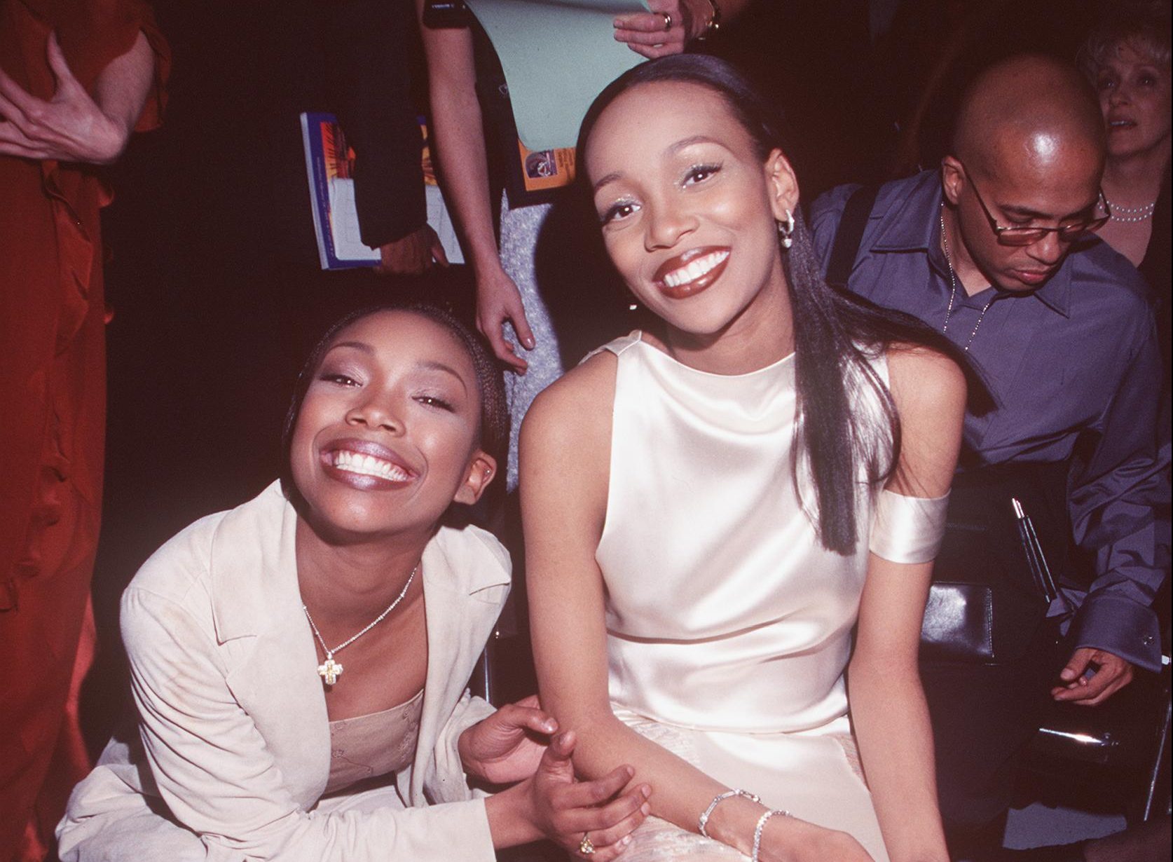 Brandy And Monica Were All Smiles At The 41St Annual Grammy Awards