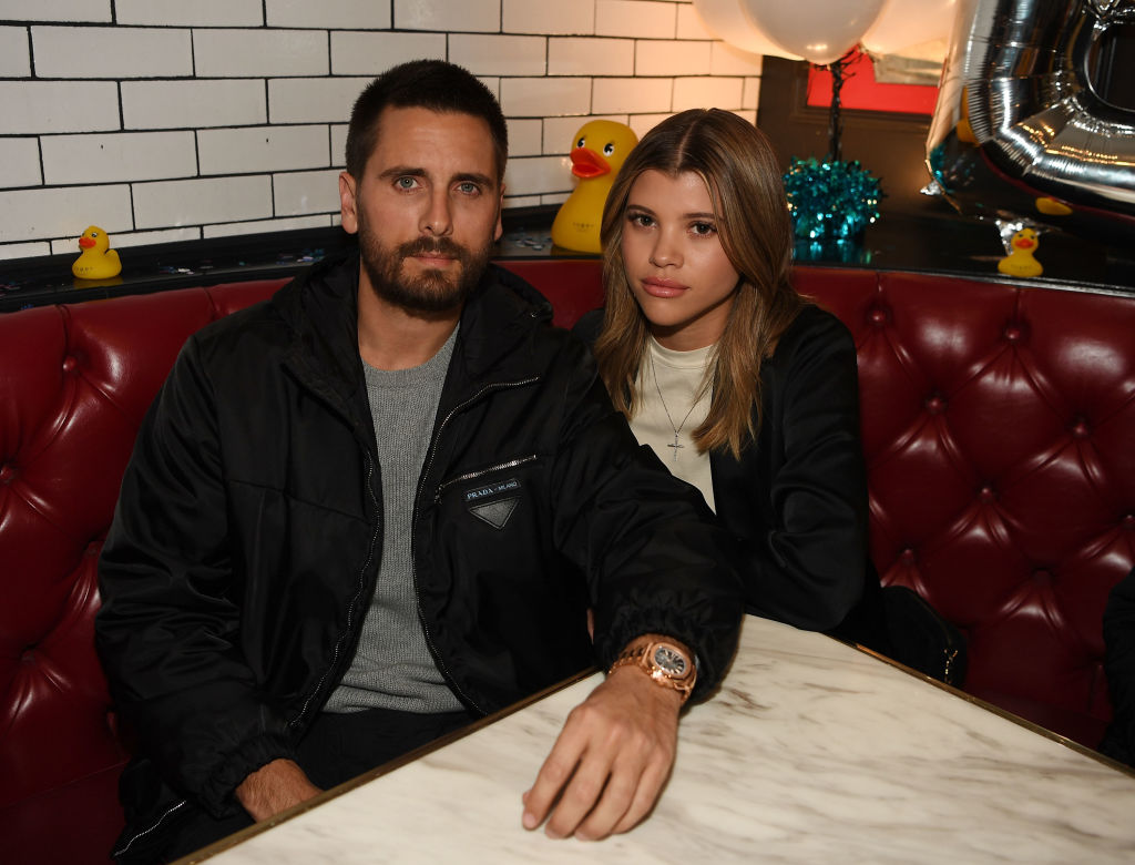 Scott Disick And Sofia Richie Enjoy Dinner At Sugar Factory American Brasserie At Fashion Show In Las Vegas
