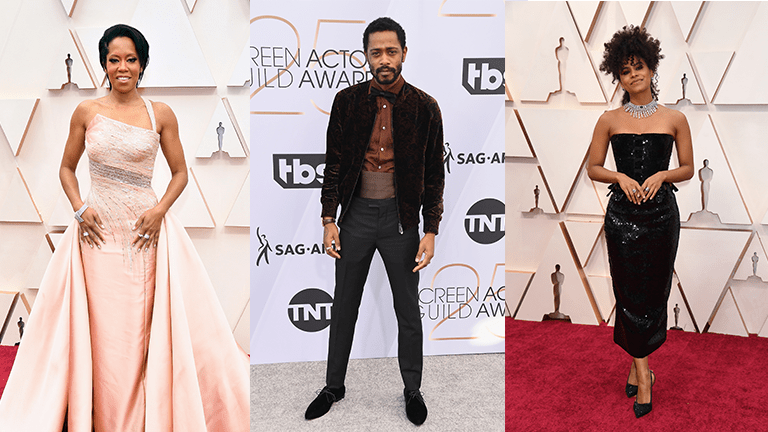 Split Image Regina King, Lakeith Stanfield, Zazie Beetz
