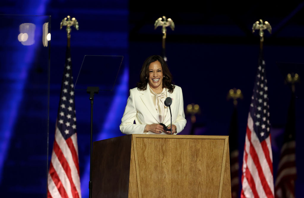 President-Elect Joe Biden And Vice President-Elect Kamala Harris Address The Nation After Election Win