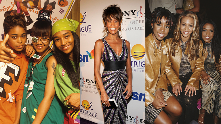 Featured Image TLC, Whitney Houston, Destiny's Child
