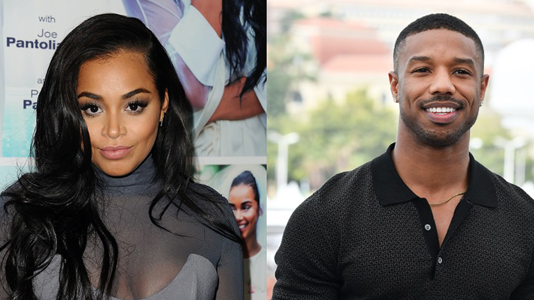 Lauren London and Michael B. Jordan