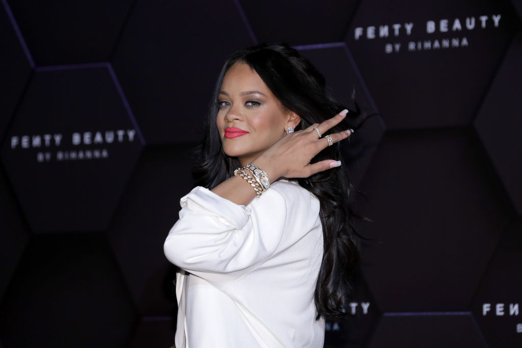 Rihanna Attends Photocall for “FENTY BEAUTY”