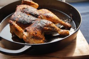 Truffled Spatchcock Chicken