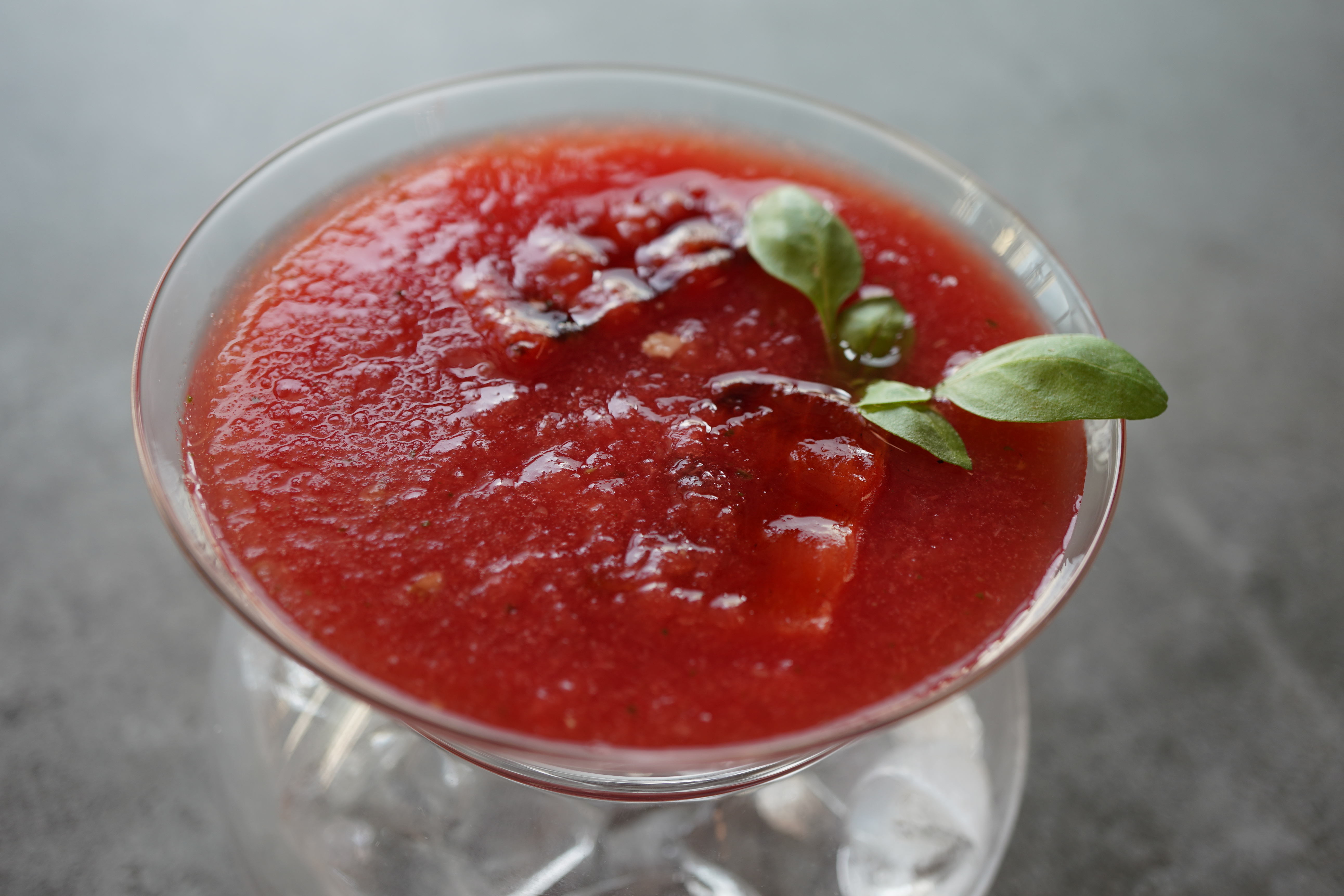 Watermelon and Chard Gazpacho