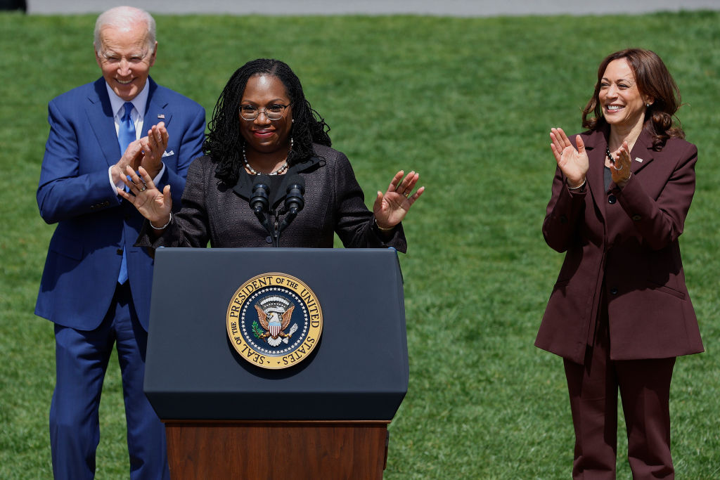 President Biden Delivers Remarks On Ketanji Brown Jackson's Confirmation To Supreme Court