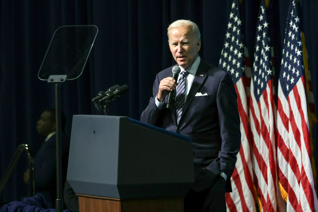 President Biden Delivers Remarks At The DNC Summer Meeting