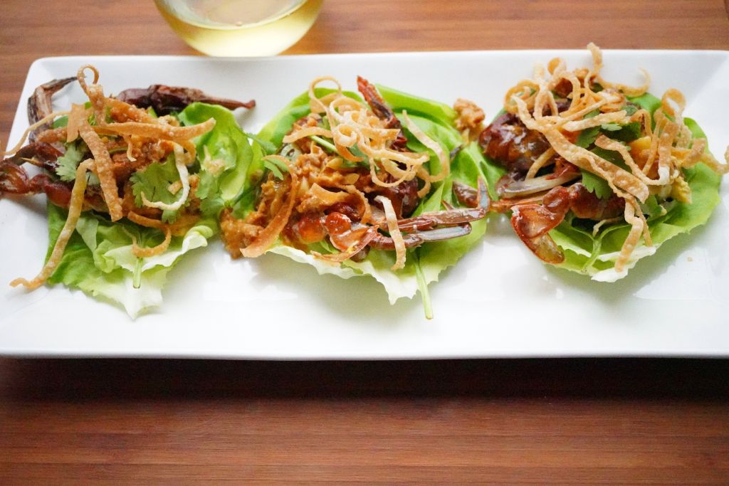 Grilled Softshell Crabs