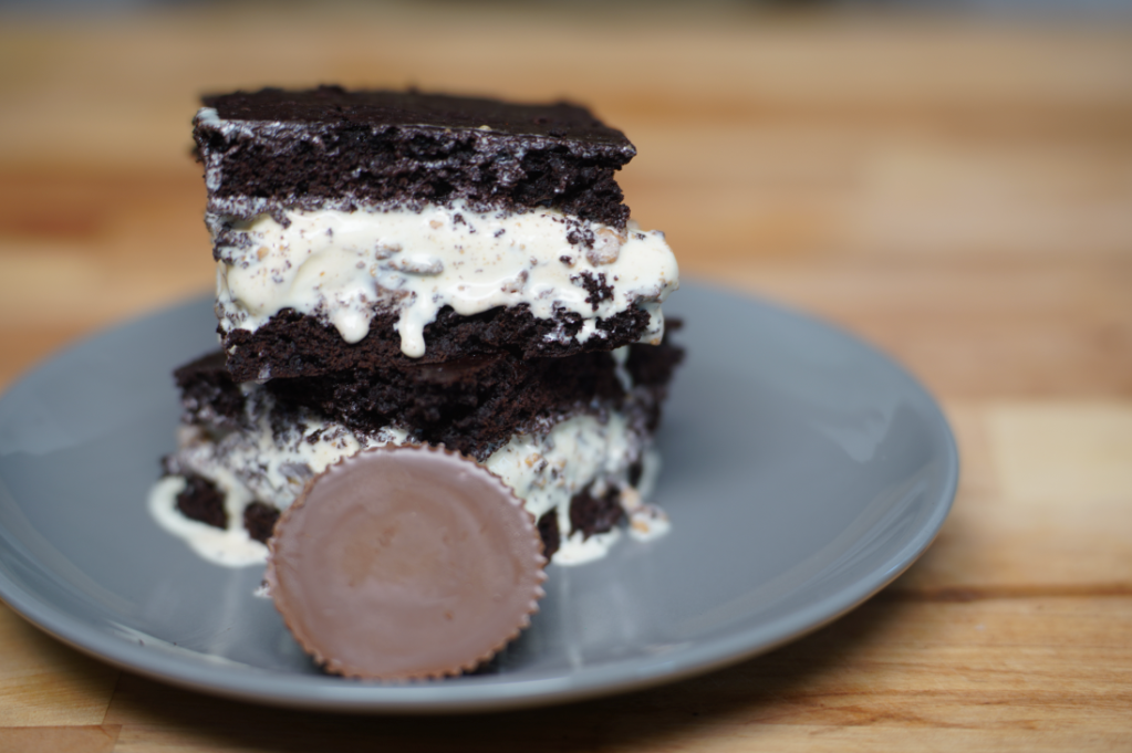 Ice Cream Sandwiches with Peanut Butter Cups recipe, Living By Design 334