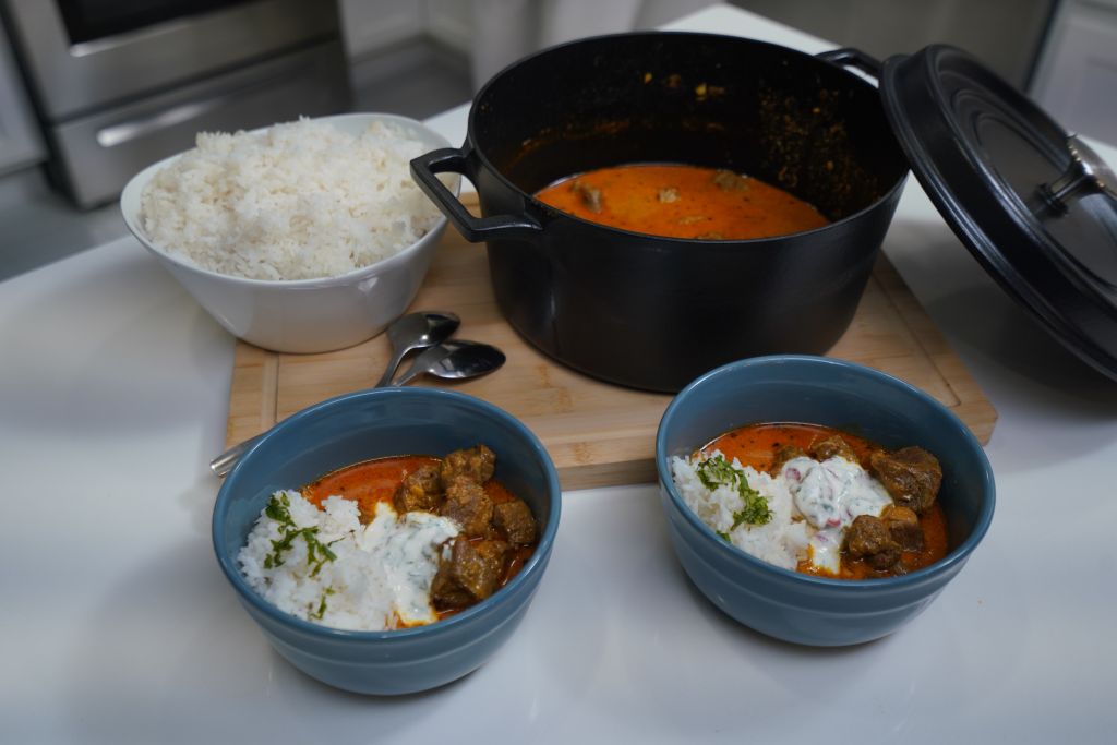Lamb Stew with Basmati Rice