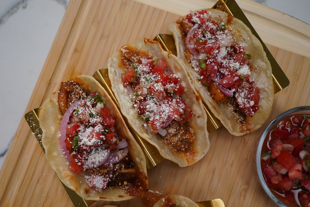Mixed Mushrooms and Jackfruit Tacos