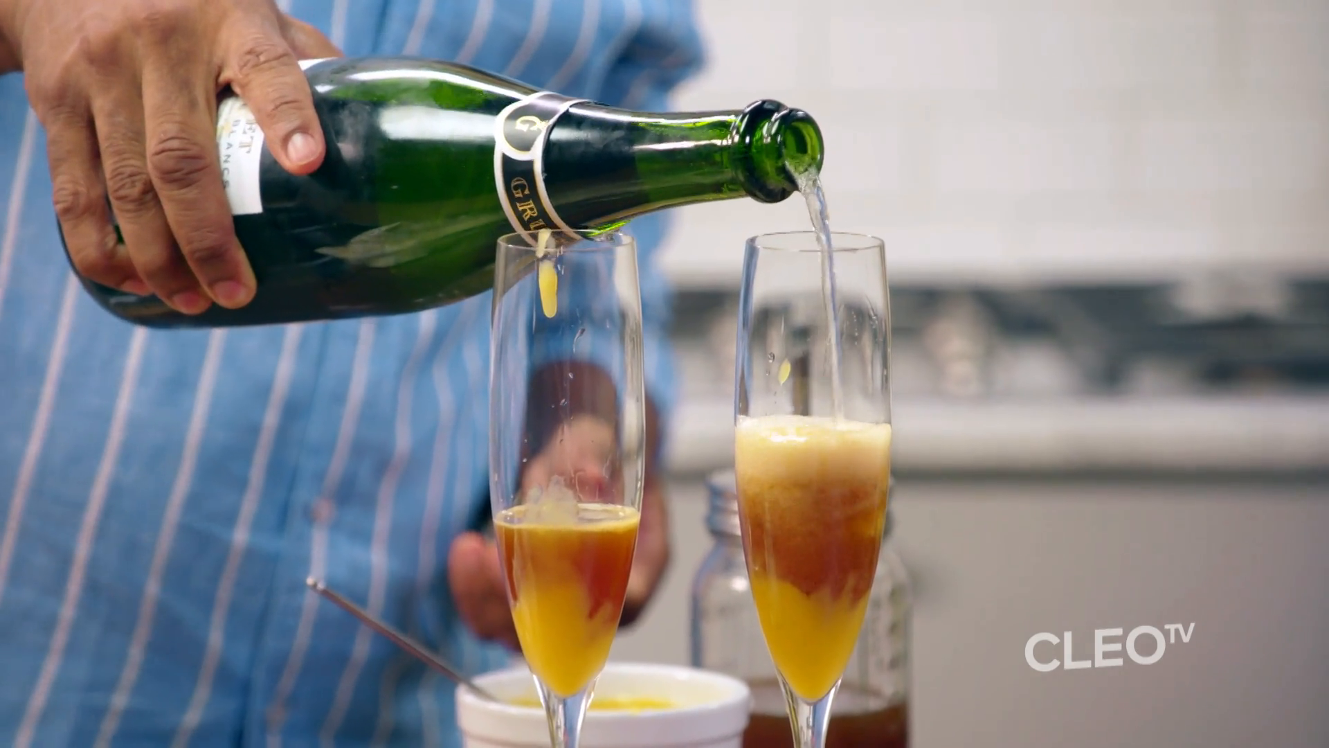 Mango Champagne | CLEO TV On Ice 🍸